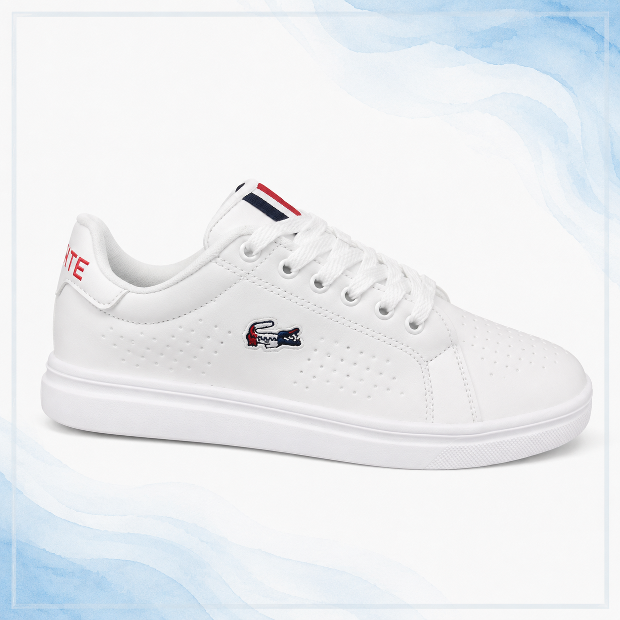SAPATÊNIS LACOSTE PREMIUM BRANCO